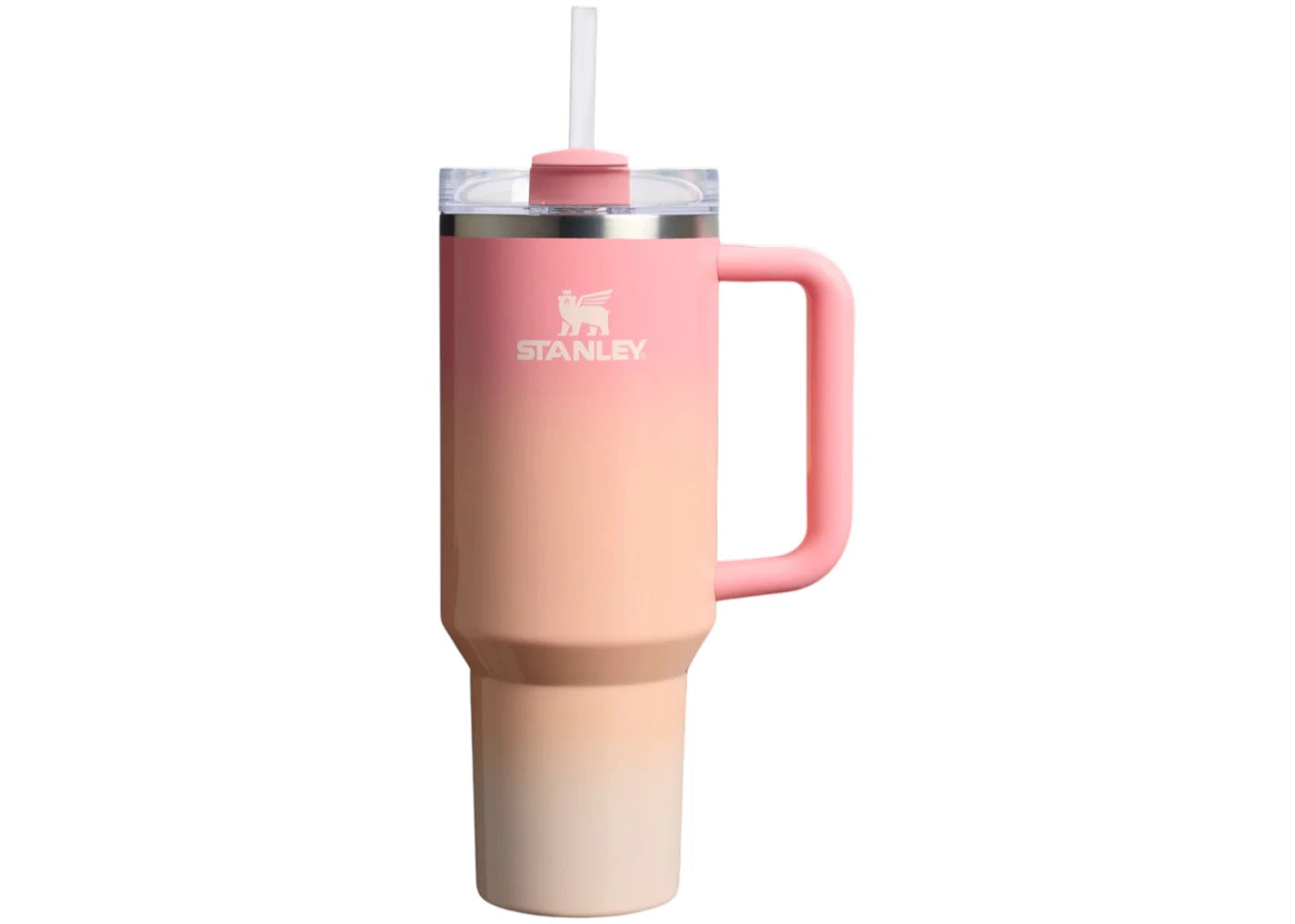 Stanley Flowstate Quencher 40oz Tumbler Pink Mesa Sunset