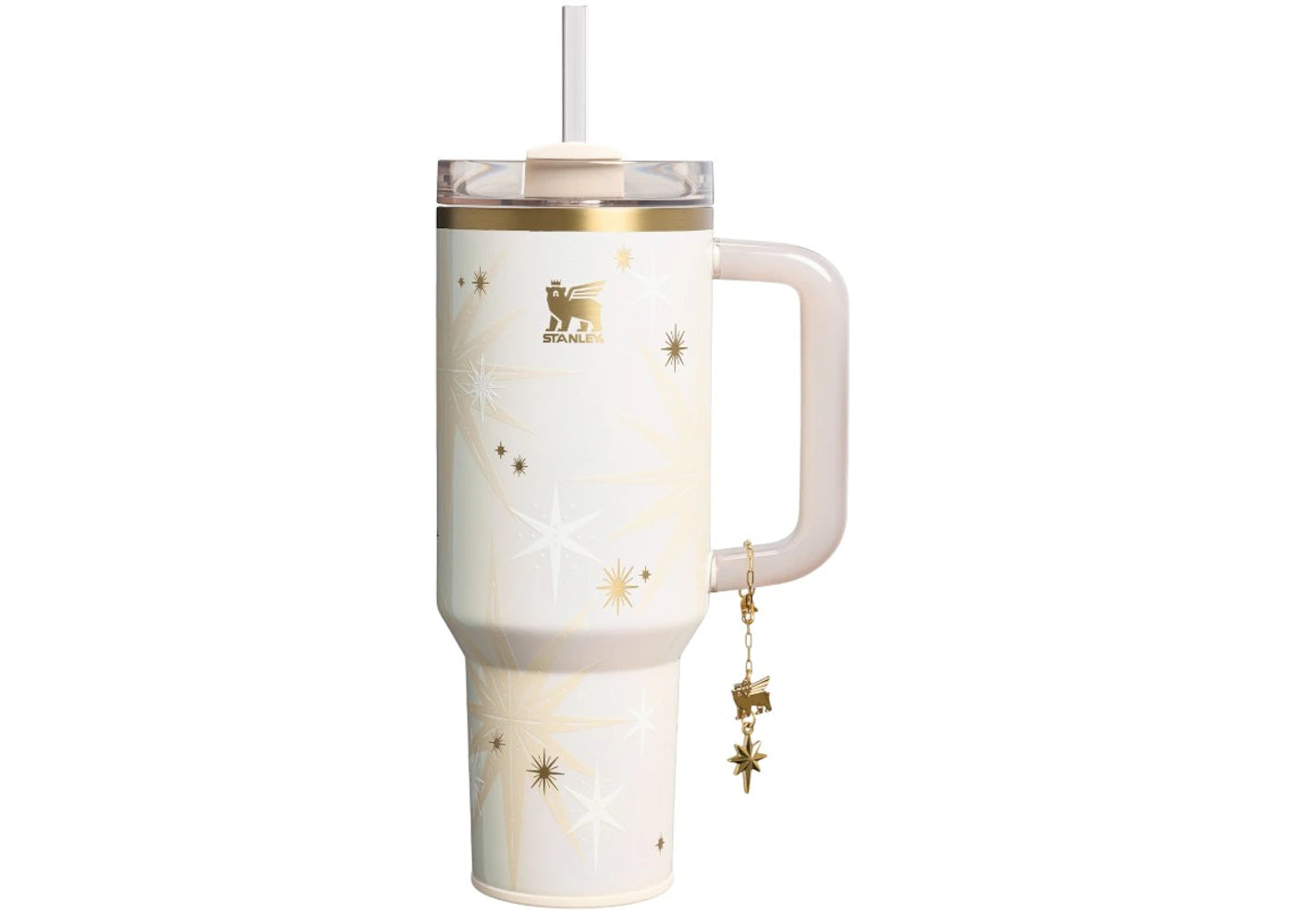 Stanley Luxe Flowstate Quencher 40oz Tumbler Starlight Shimmer