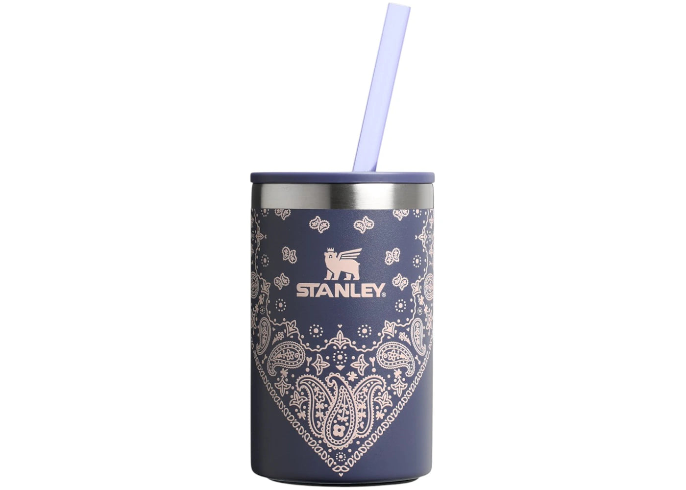 Stanley Mesa Rose Collection The Everyday Can 10oz Cooler Cup Blue Corn Paisley
