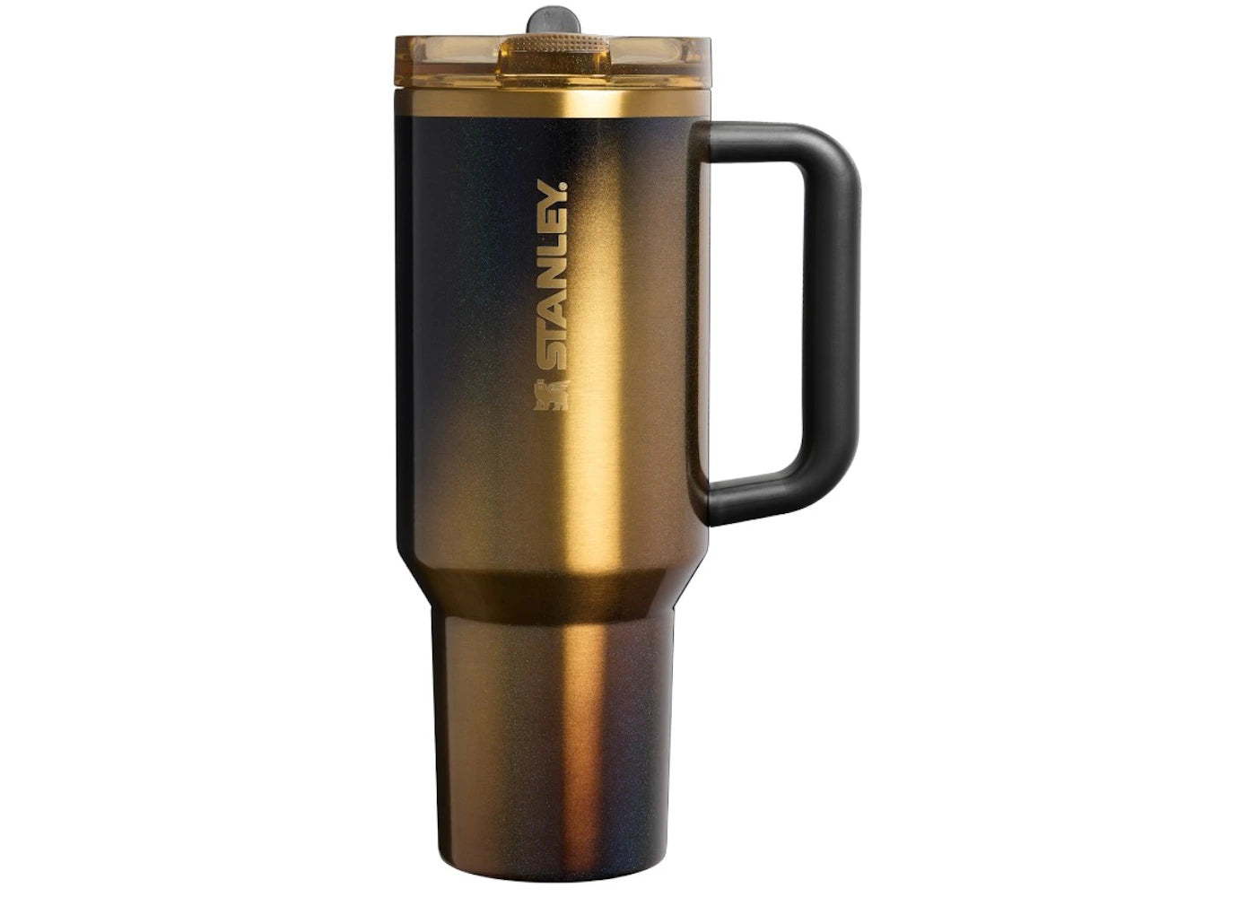 Stanley ProTour Flip Straw Quencher 40oz Tumbler Black Honey