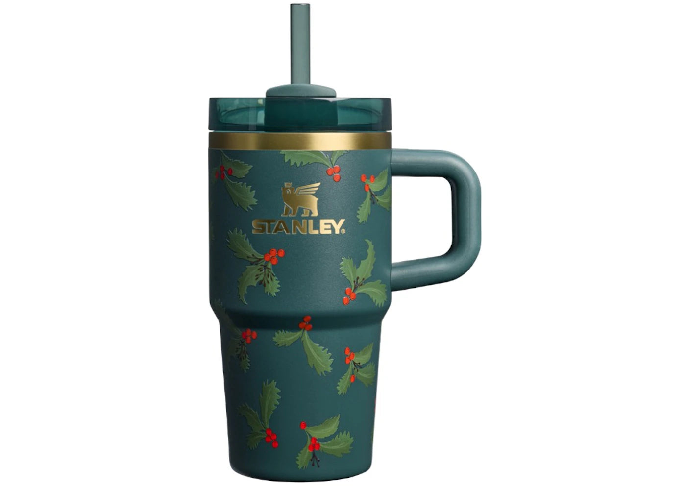 Stanley The Cheers & Cheer Flowstate Quencher 20oz Tumbler Holiday Botanical
