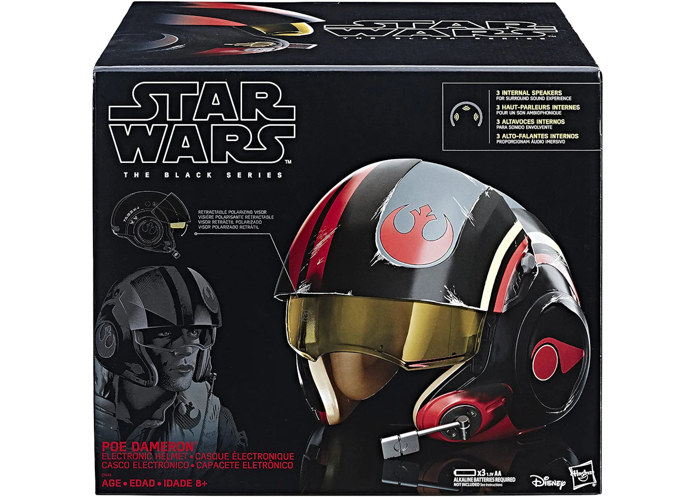 Hasbro Star Wars The Black Series Poe Dameron Helmet