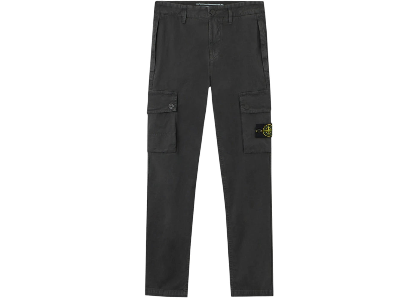 Stone Island 3100034 Stretch Organic Broken Twill Cotton Old Effect Pant Lead Grey