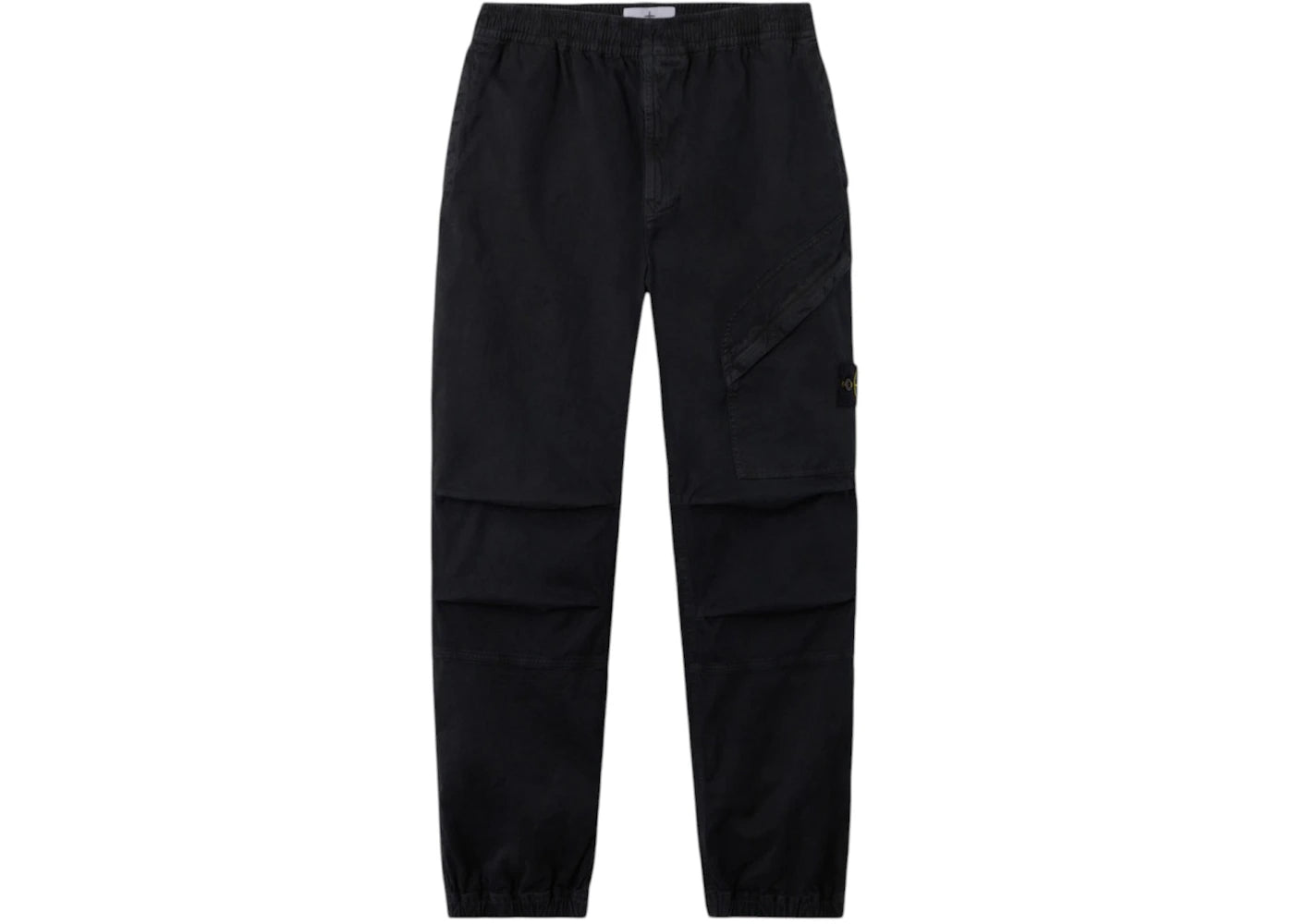 Stone Island 3100036 Stretch Organic Broken Twill Cotton Old Effect Pant Black