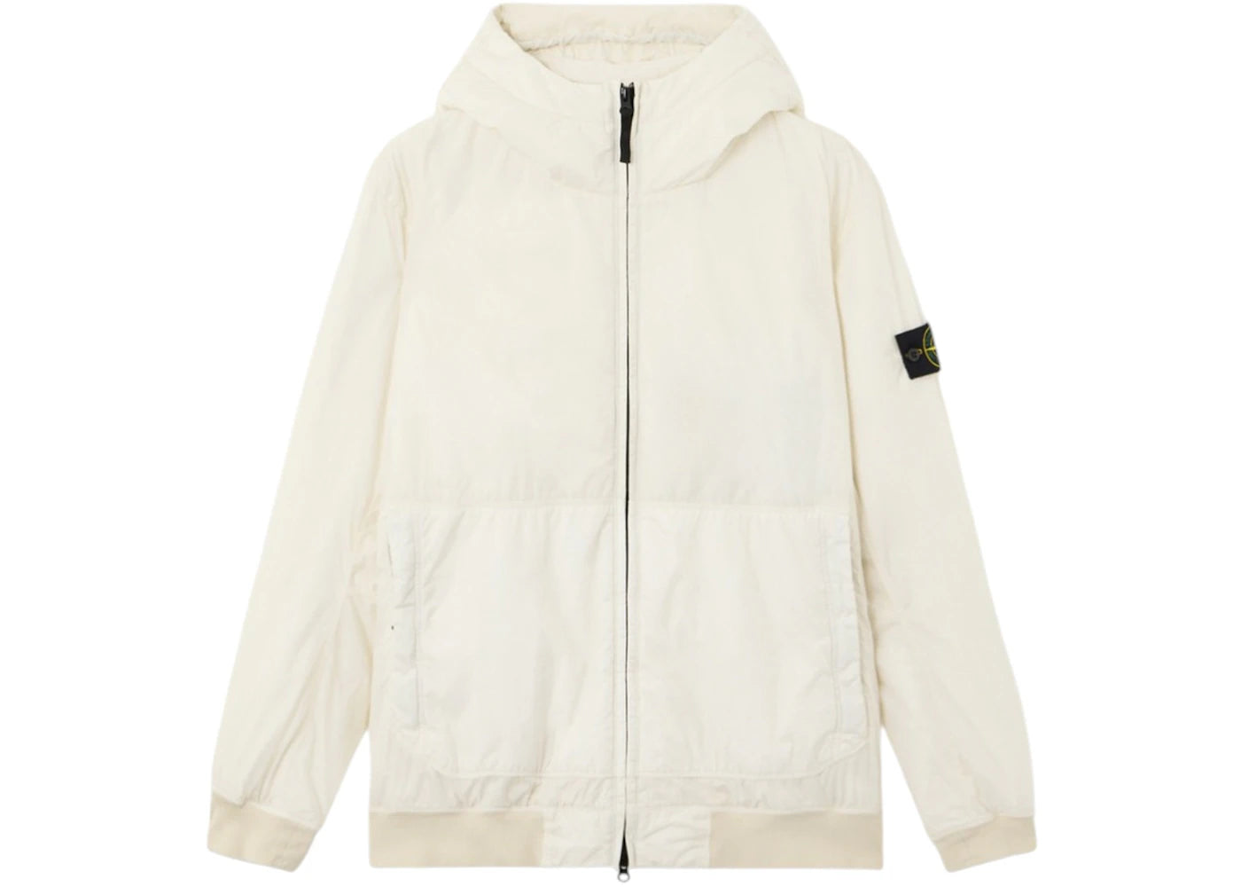 Stone Island 4100013 Crinkle Reps NY Recycled Nylon Jacket Ivory