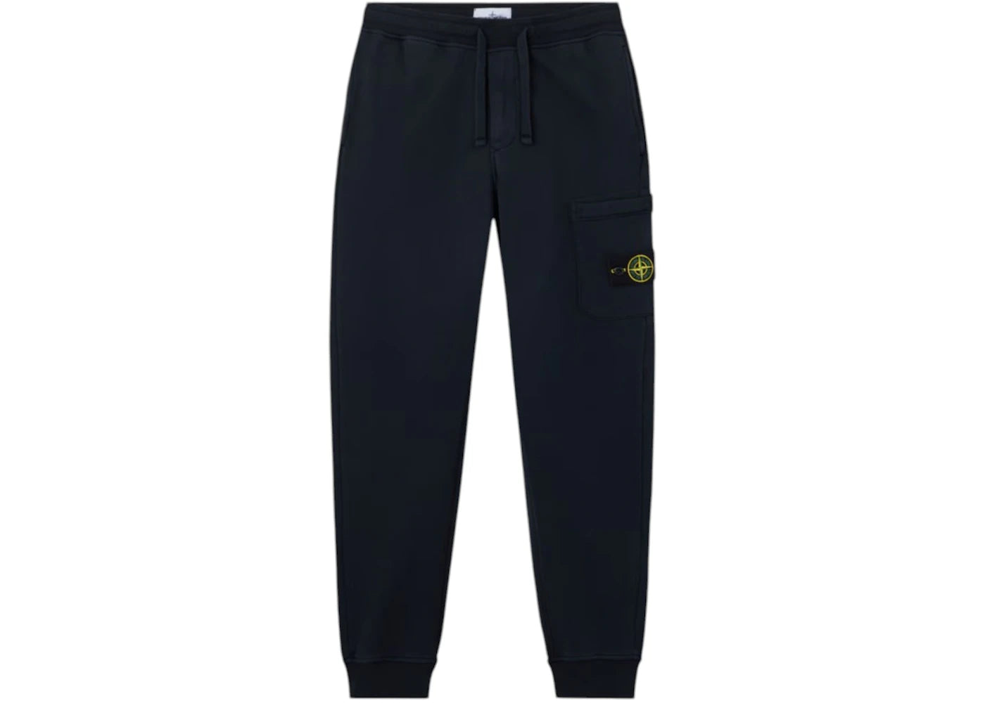 Stone Island 6200010 Organic Cotton Fleece Slim Fit Joggers Navy Blue
