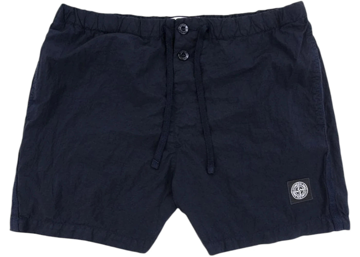 Stone Island Compass Logo Swim Shorts Navy Blue