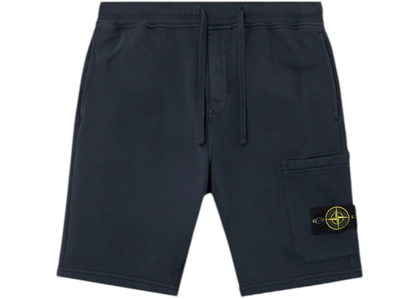 Stone Island Organic Cotton Fleece 6200011 Shorts Navy Blue