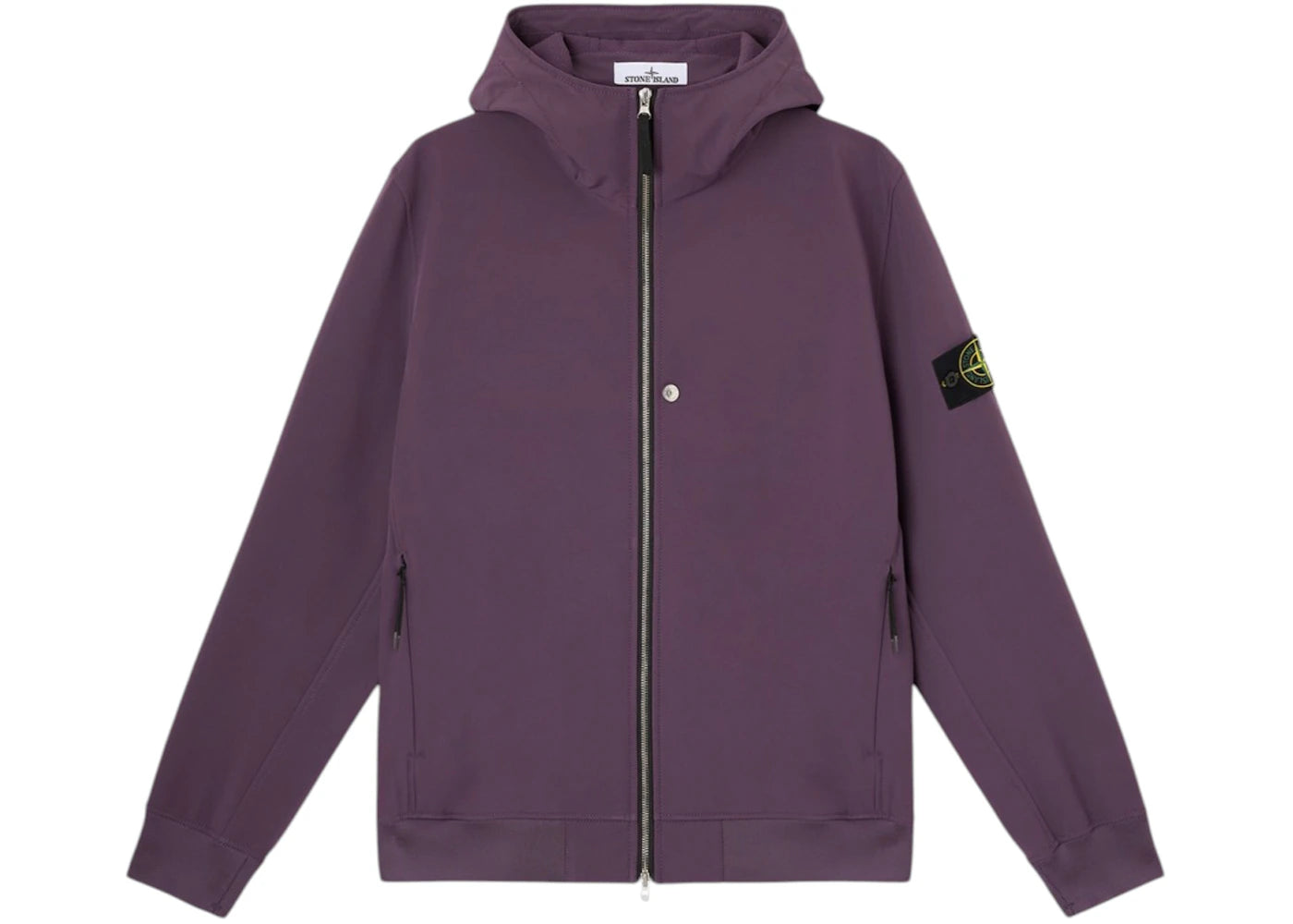 Stone Island Q100004 Soft Shell R E.Dye Technology Recycled Polyester Jacket Amaranth