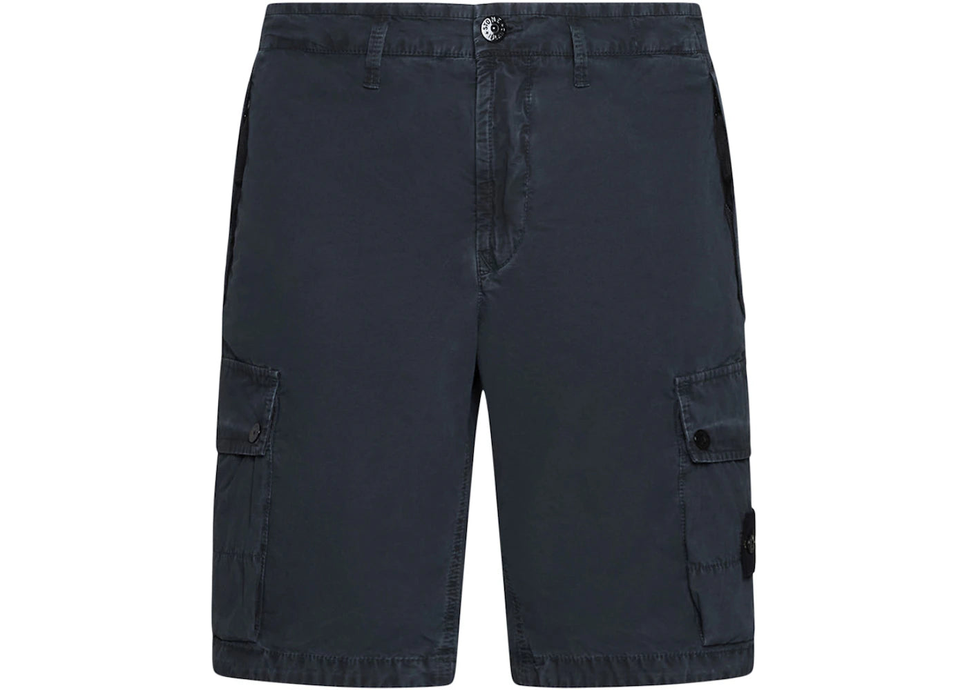 Stone Island Slim Fit Cargo Bermuda Shorts Charcoal