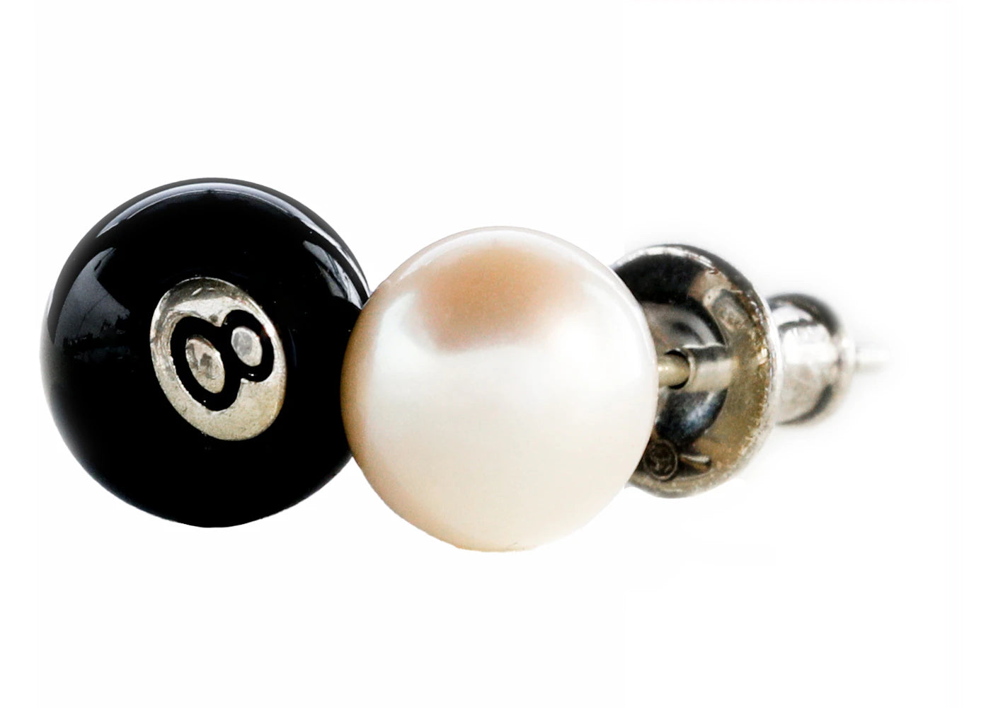 Stussy 8 Ball Earring Sterling Silver