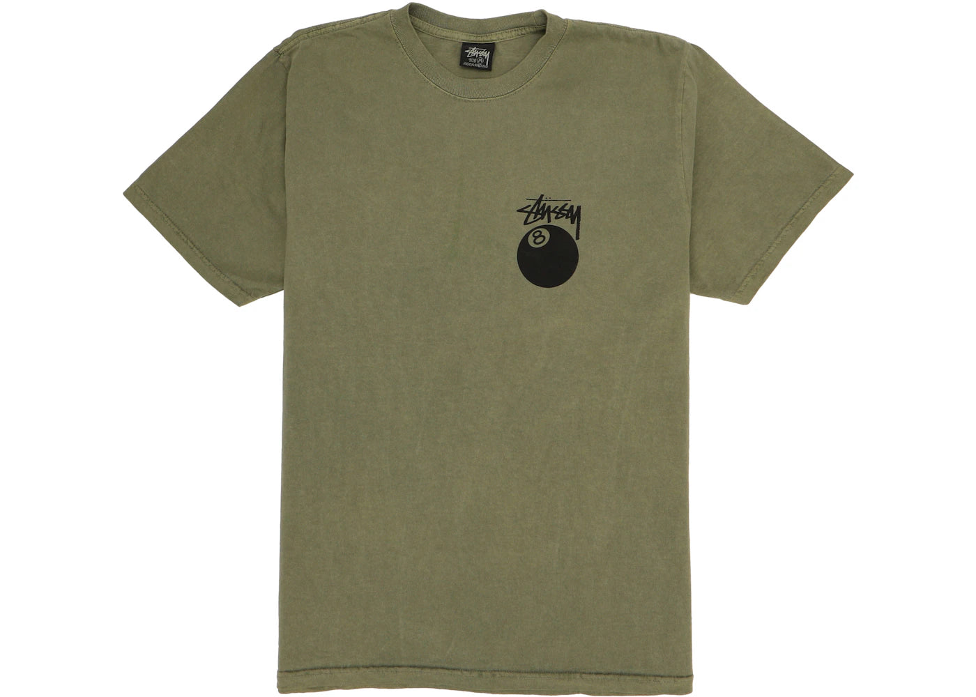 Stussy 8 Ball Pigment Dyed Tee Olive