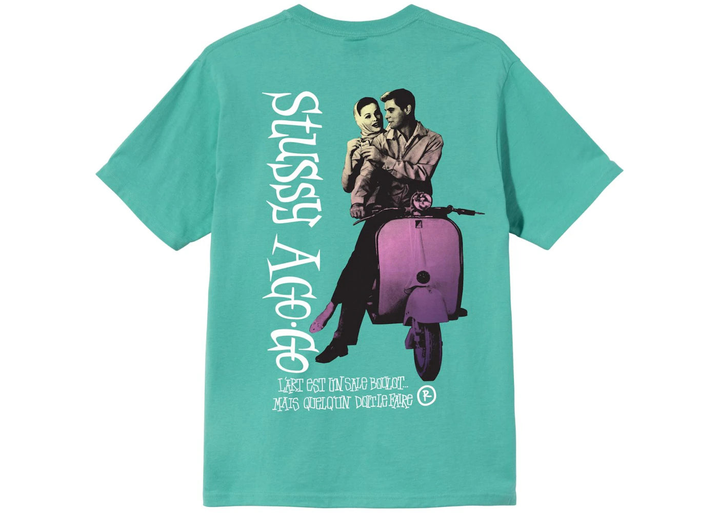 Stussy A Go Go T-shirt Green