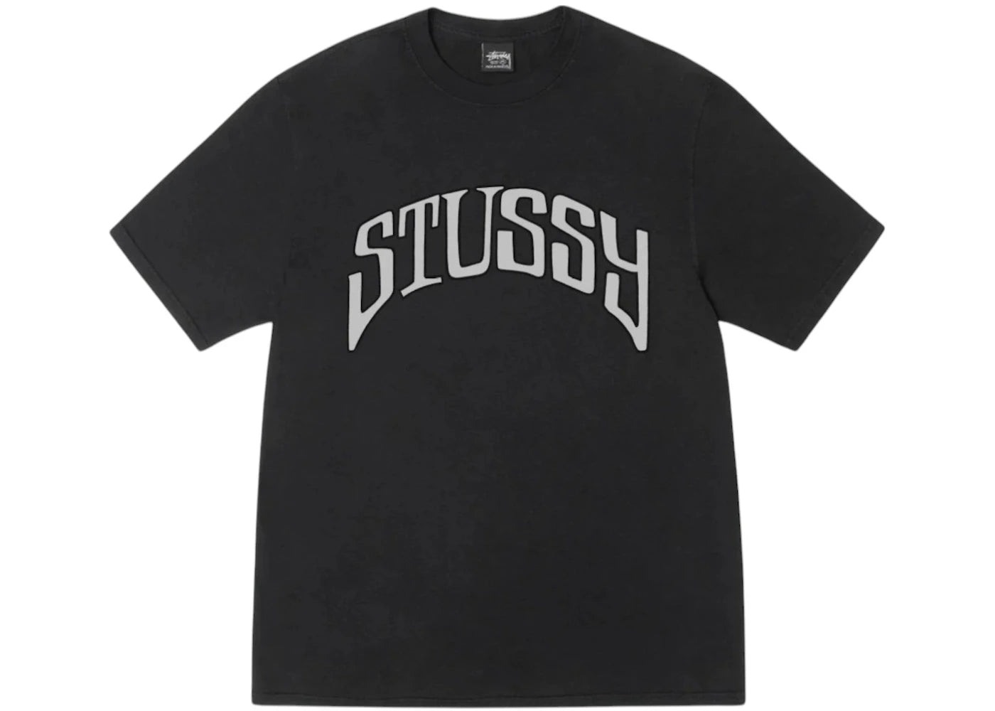 Stussy Arched Pigment Dyed Tee Black
