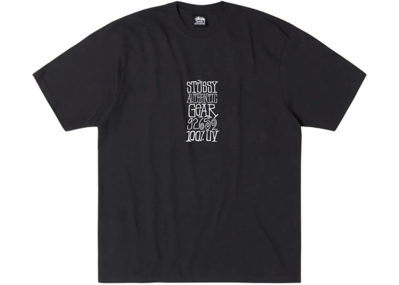 Stussy Authentic Gear Pigment Dyed Tee Faded Black