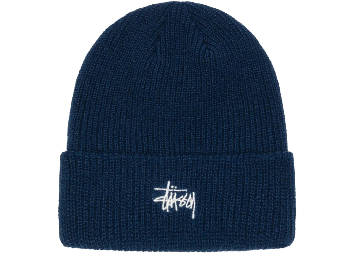 Stussy Basic Cuff Beanie Blueberry