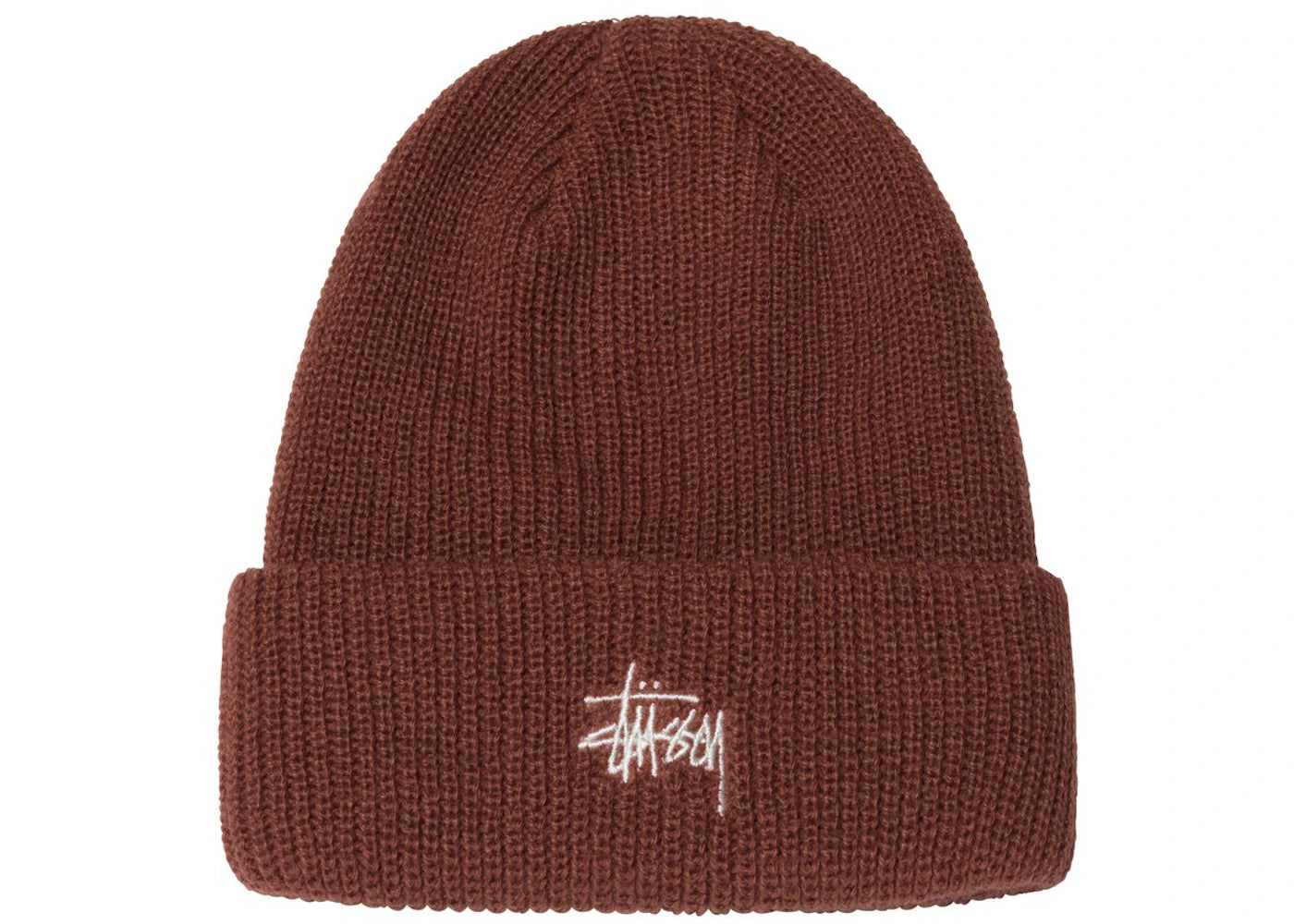 Stussy Basic Cuff Beanie Brick