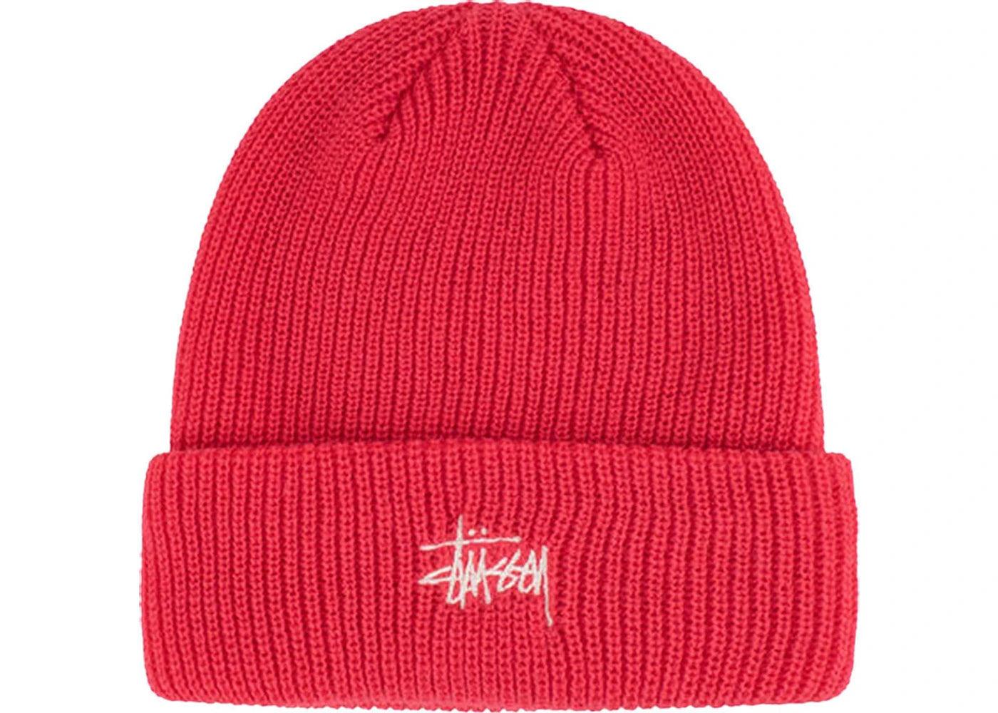 Stussy Basic Cuff Beanie Hot Pink