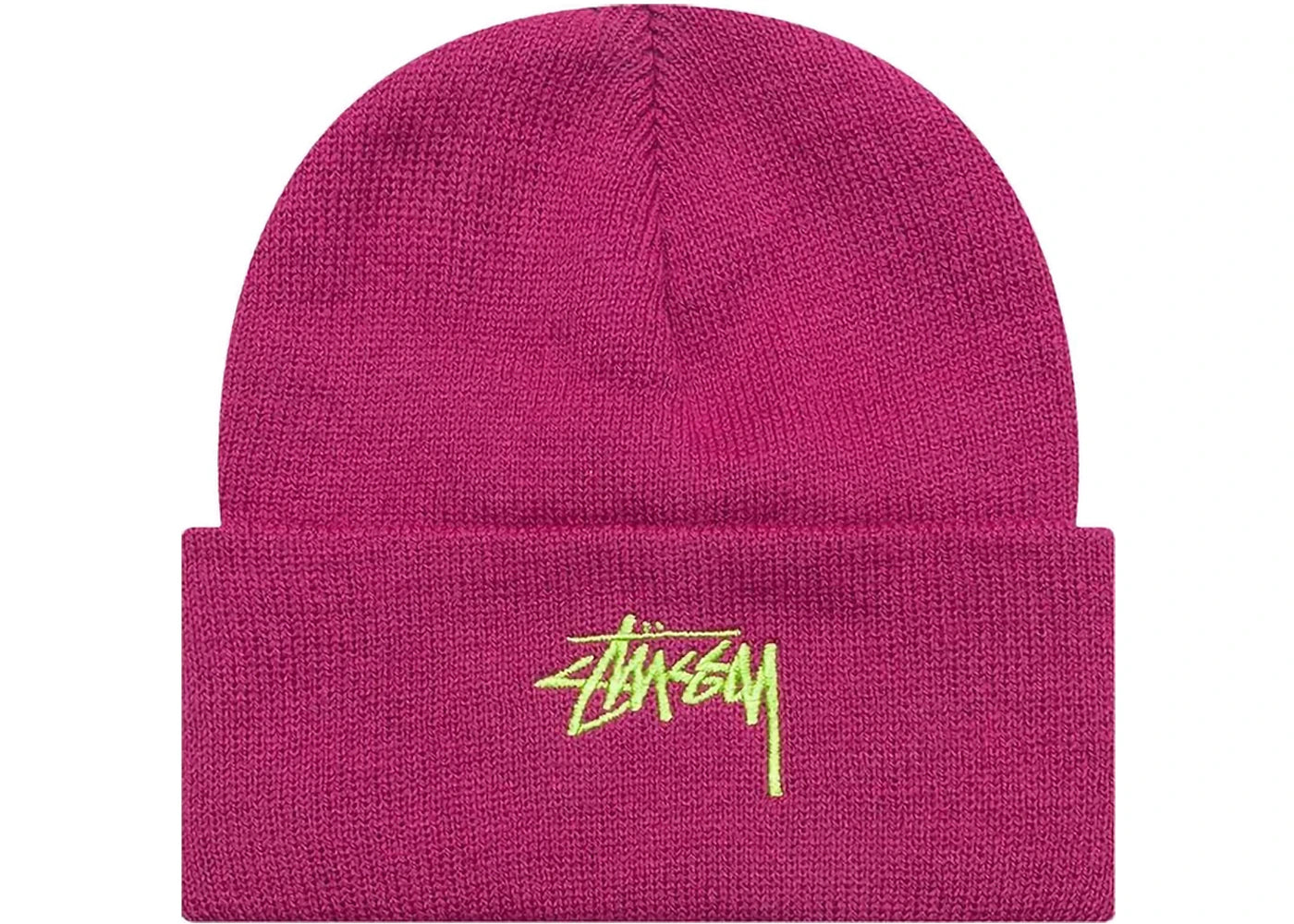 Stussy Basic Cuff Beanie Magenta