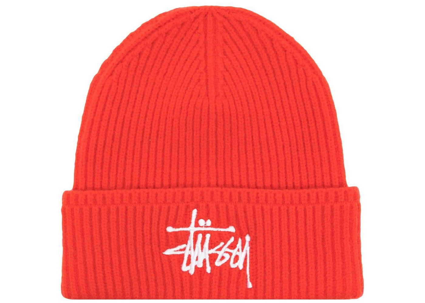 Stussy Basic Cuff Beanie Orange
