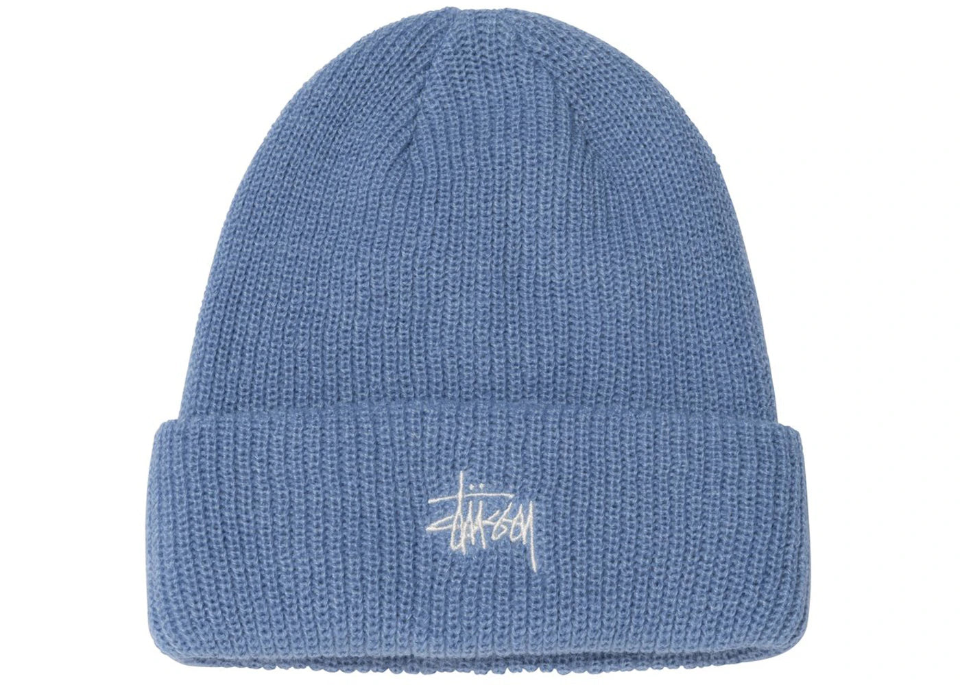 Stussy Basic Cuff Beanie Powder Blue