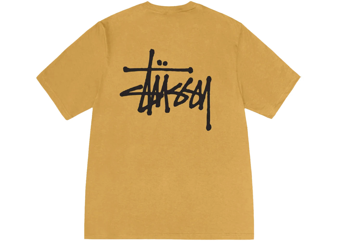 Stussy Basic Logo T-shirt Curry