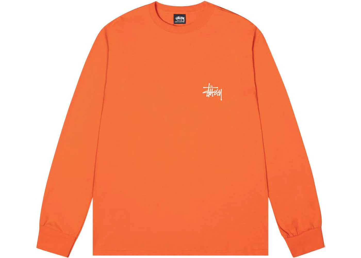 Stussy Basic Long-Sleeve Tee Coral