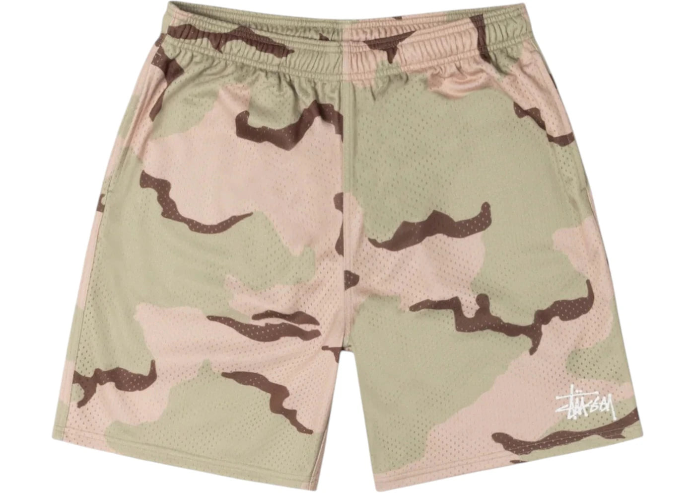 Stussy Basic Mesh Short Sand Camo