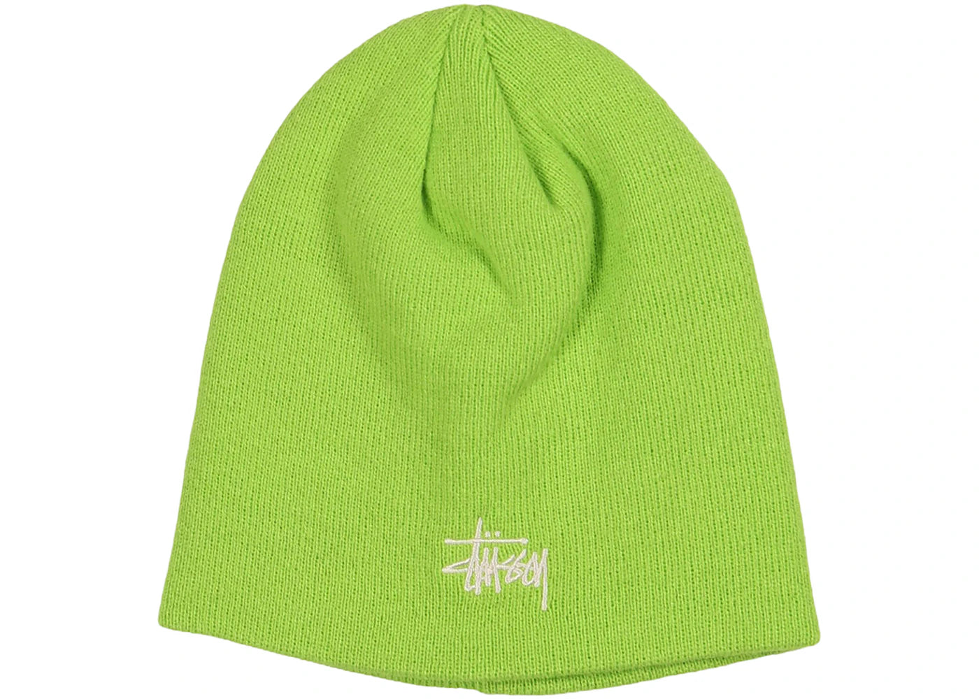 Stussy Basic Skullcap Beanie Lime