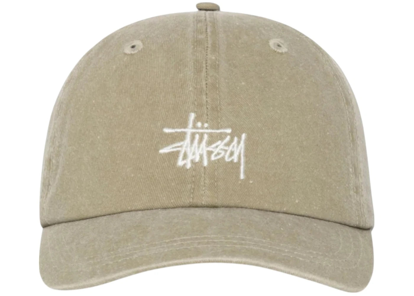Stussy Basic Washed Stussy Cap Faded Tan