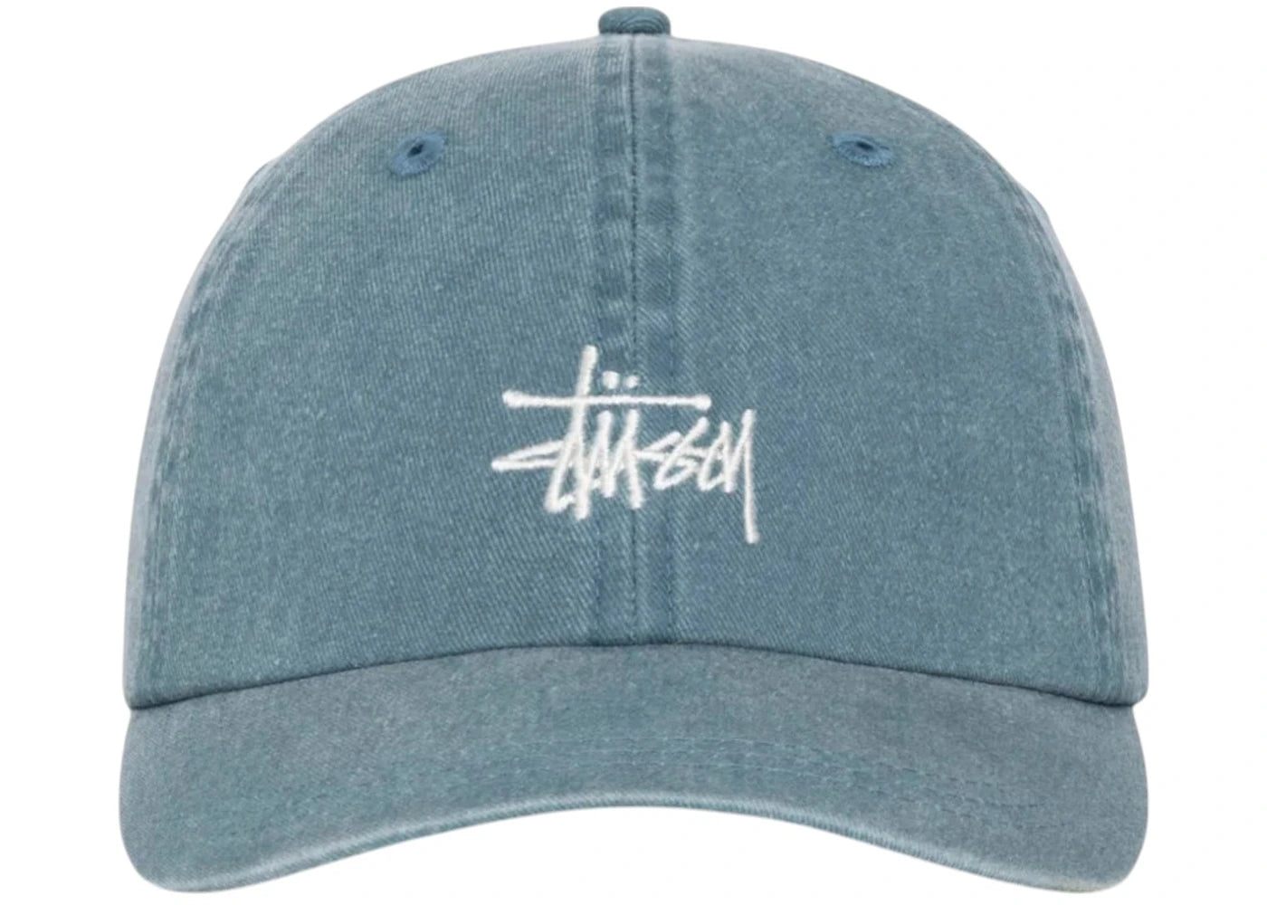 Stussy Basic Washed Stussy Cap Ink Blue