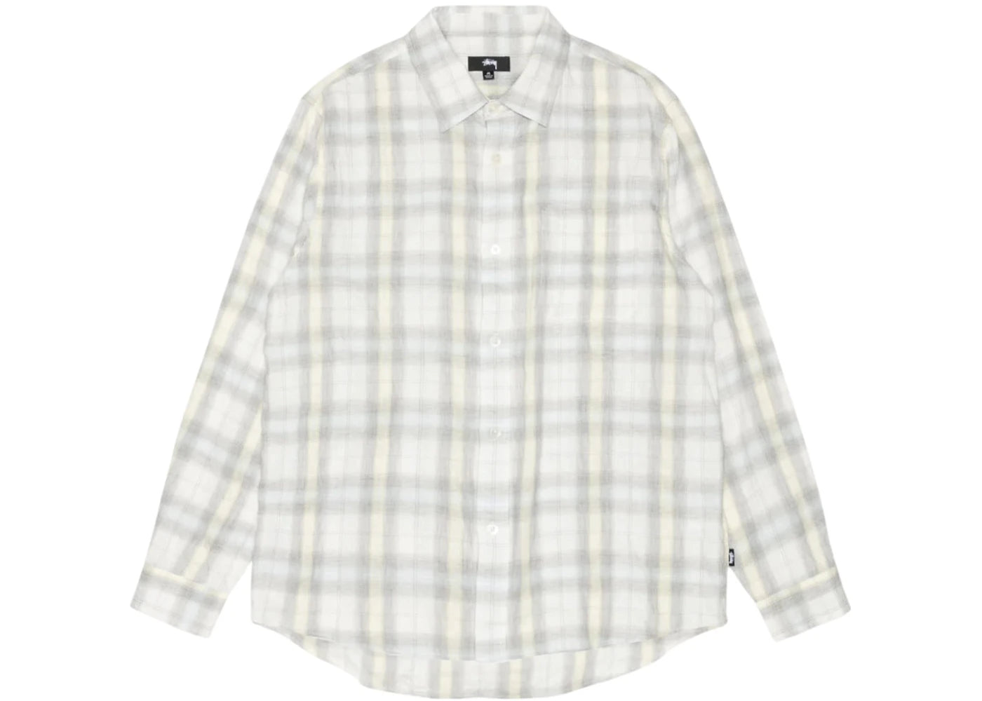 Stussy Beach Plaid Shirt (SS25) Off White
