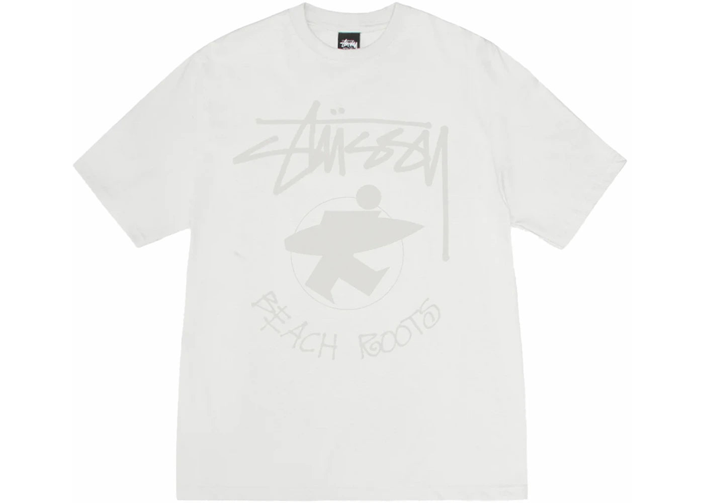 Stussy Beach Roots Pigment Dyed Tee Natural