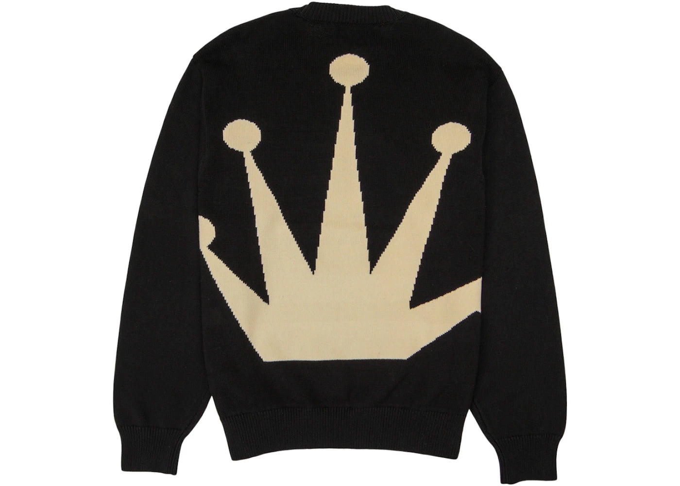 Stussy Bent Crown Knit Sweater Black