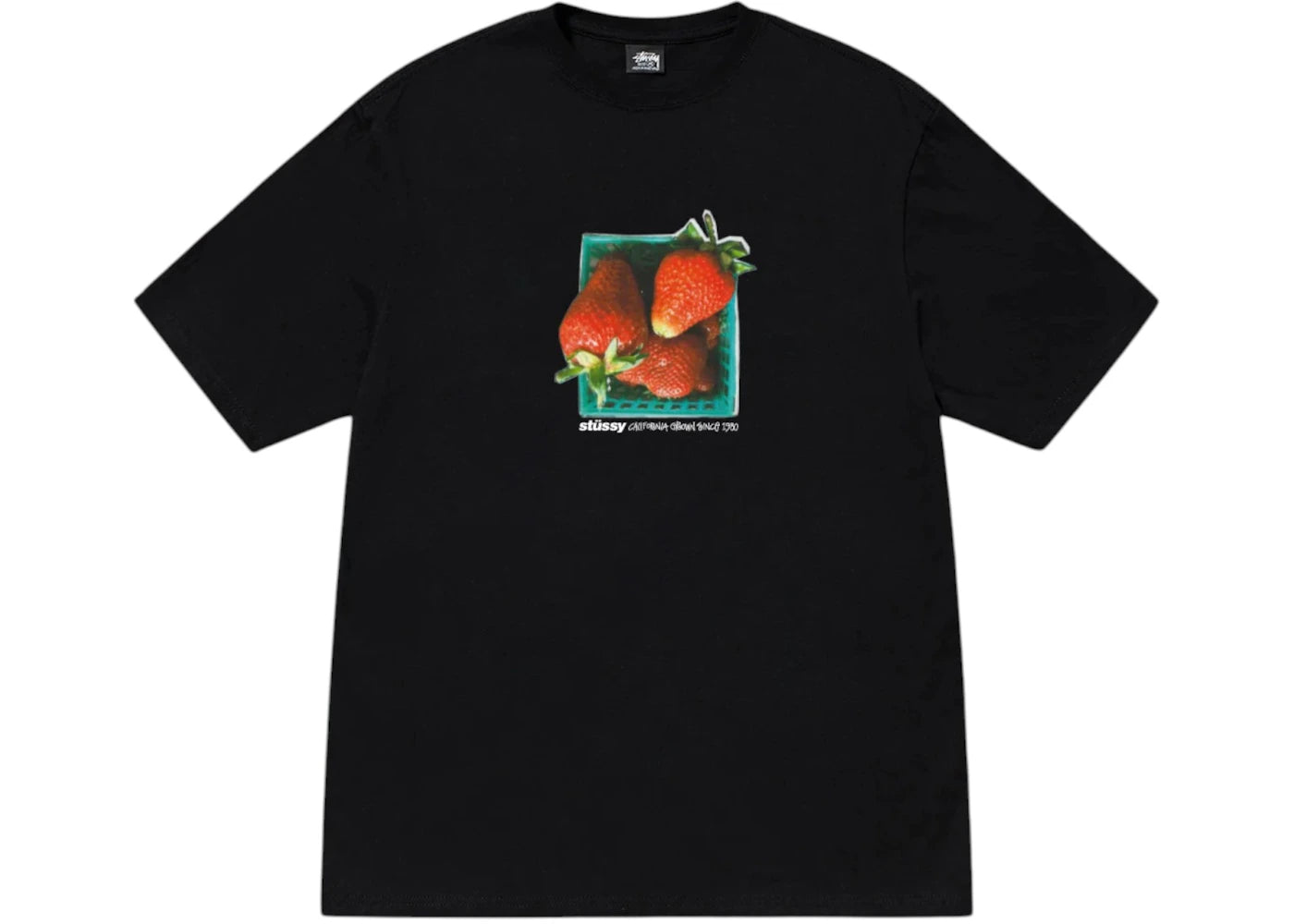 Stussy Berries Tee Black