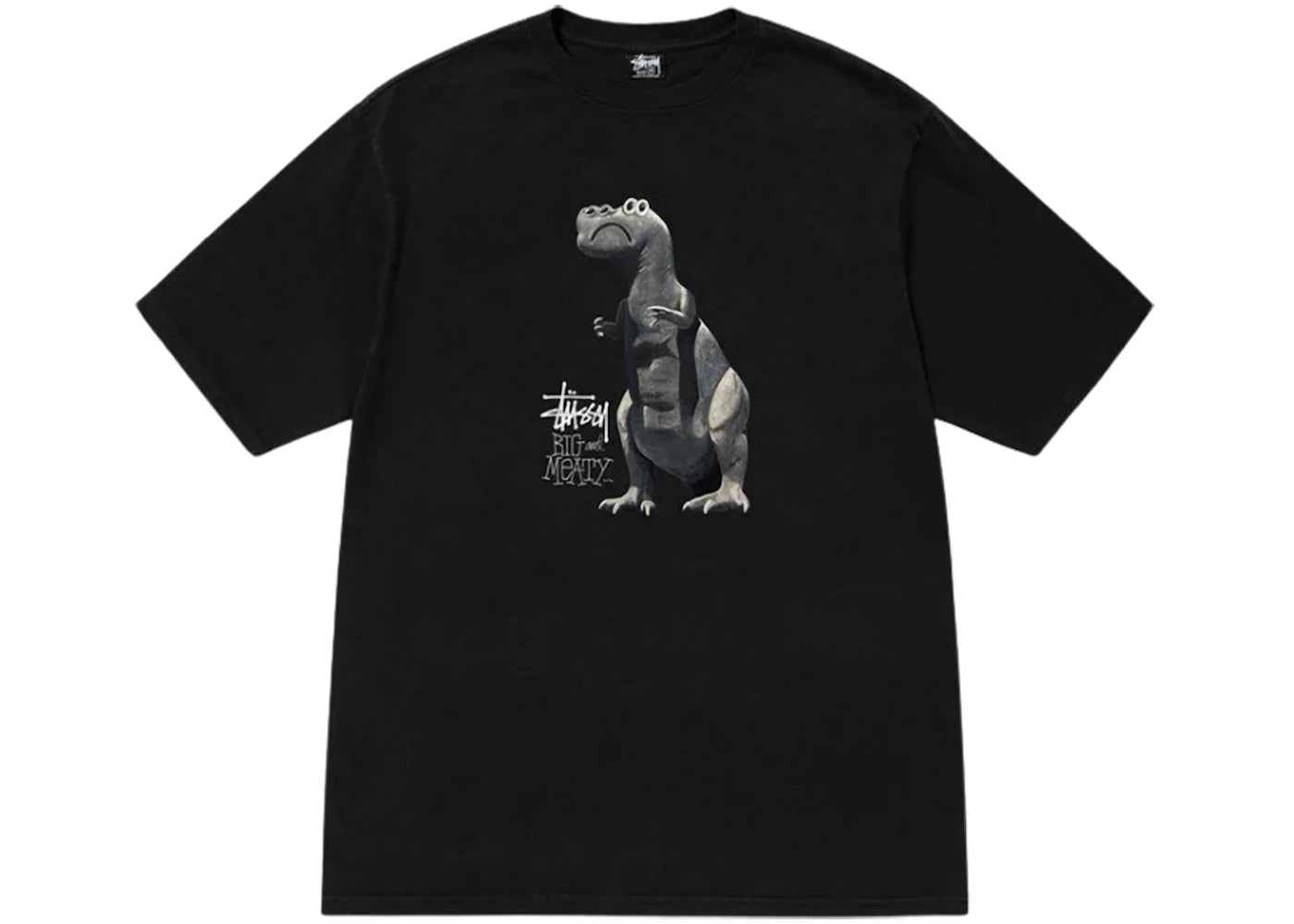Stussy Big & Meaty Pigment Dyed Tee Black