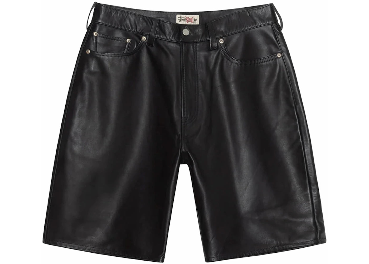 Stussy Big Ol' Leather Short Black