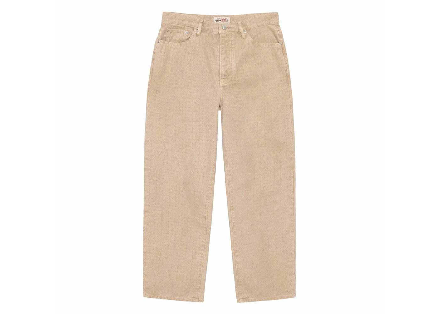 Stussy Big Ol' Needlepunch Canvas Jean Khaki