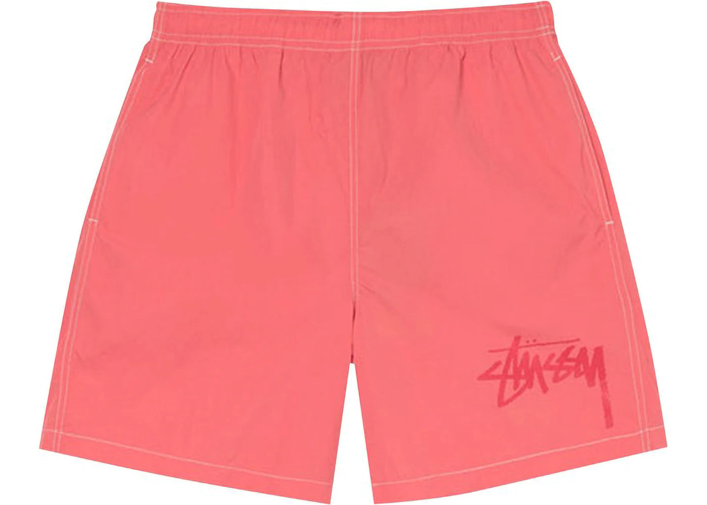 Stussy Big Stock Nylon Short Coral