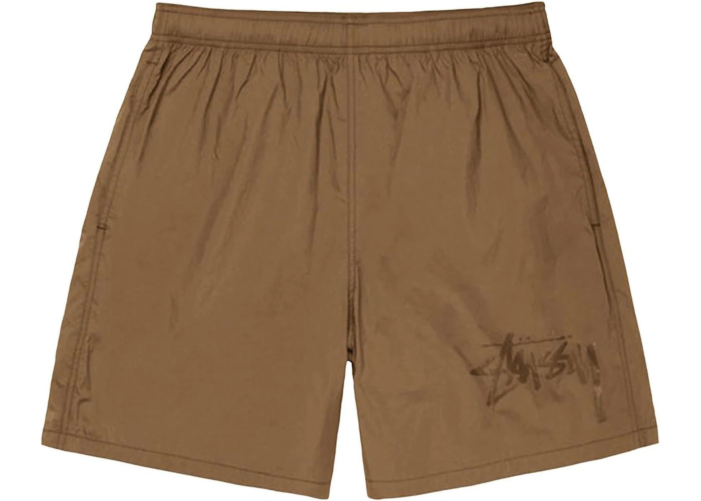 Stussy Big Stock Nylon Short Gold