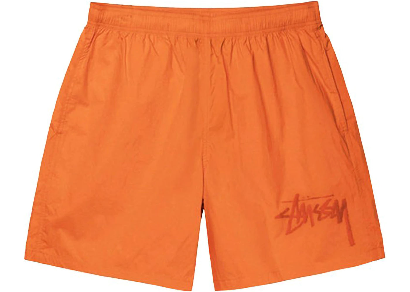 Stussy Big Stock Nylon Short Orange