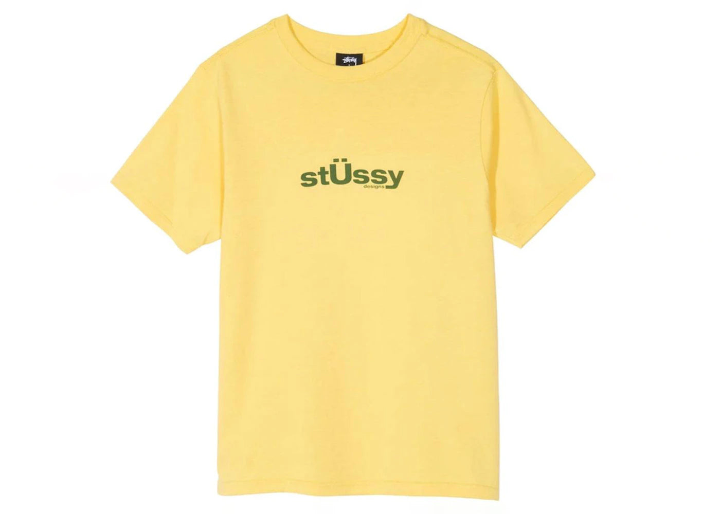 Stussy Big U Tee Yellow