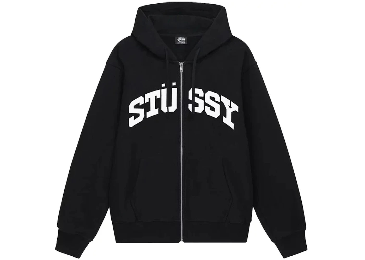 Stussy Block Sport Zip Hoodie Black