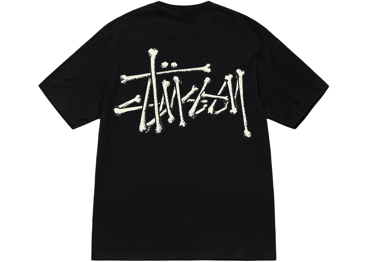 Stussy Bones Stock Tee Black