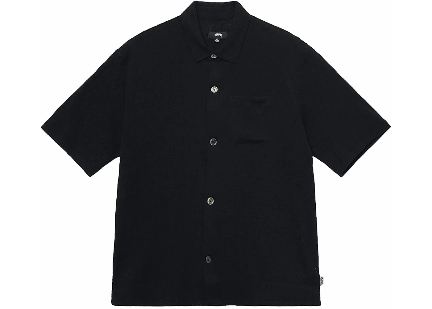 Stussy Boxy S/S Stripe Shirt Black