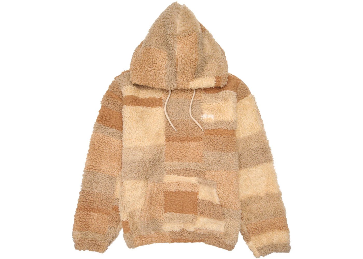 Stussy Bronson Sherpa Hoodie Khaki