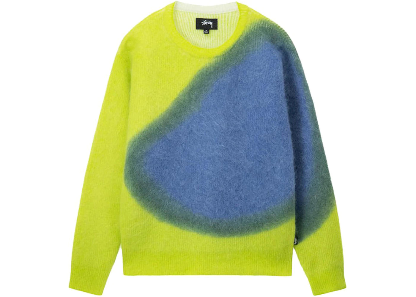 Stussy Brushed Dot Sweater Lime