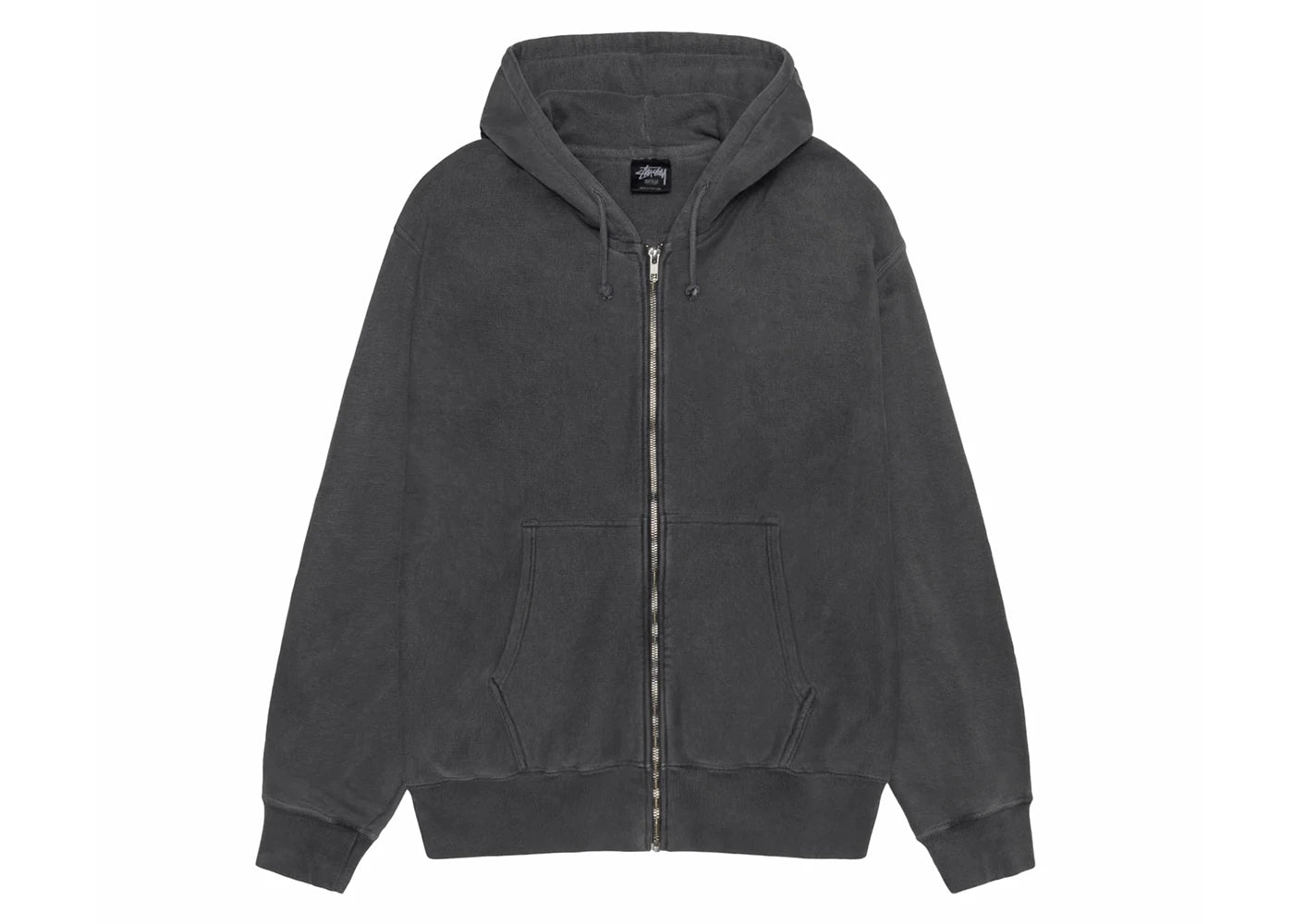 Stussy Buana Pigment Dyed Zip Hoodie Black