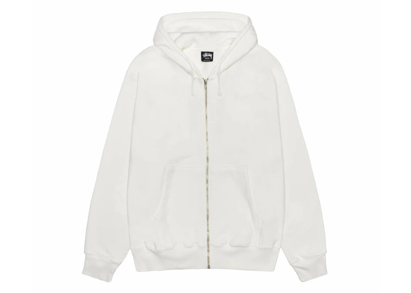 Stussy Buana Pigment Dyed Zip Hoodie Natural