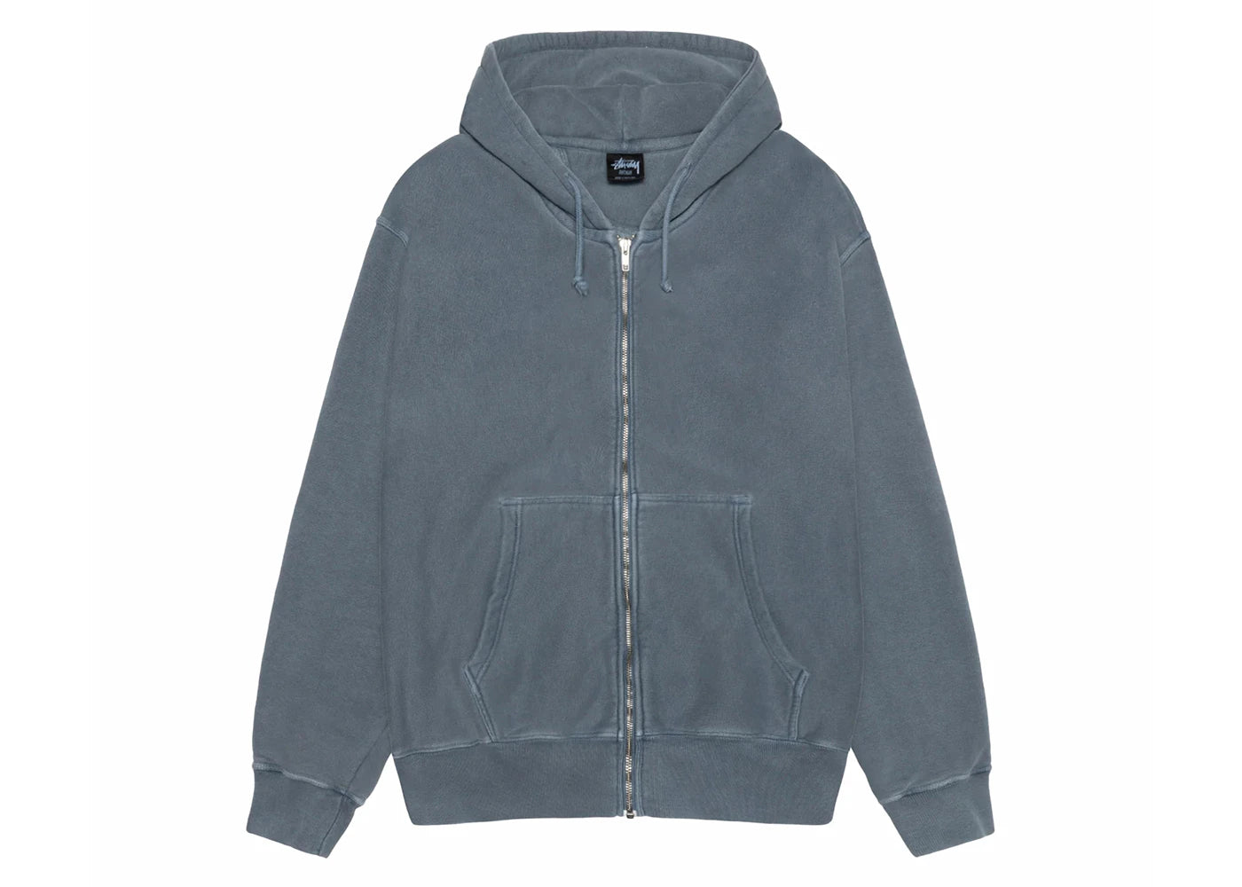 Stussy Buana Pigment Dyed Zip Hoodie Navy